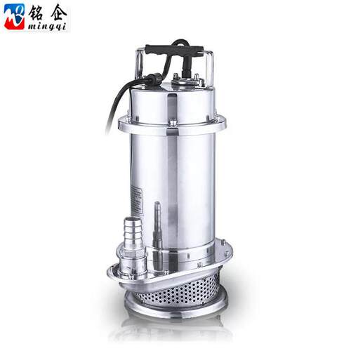 304不锈钢QX潜水泵QDX家用抽水泵高扬程清水泵井用抽水机1.5kw