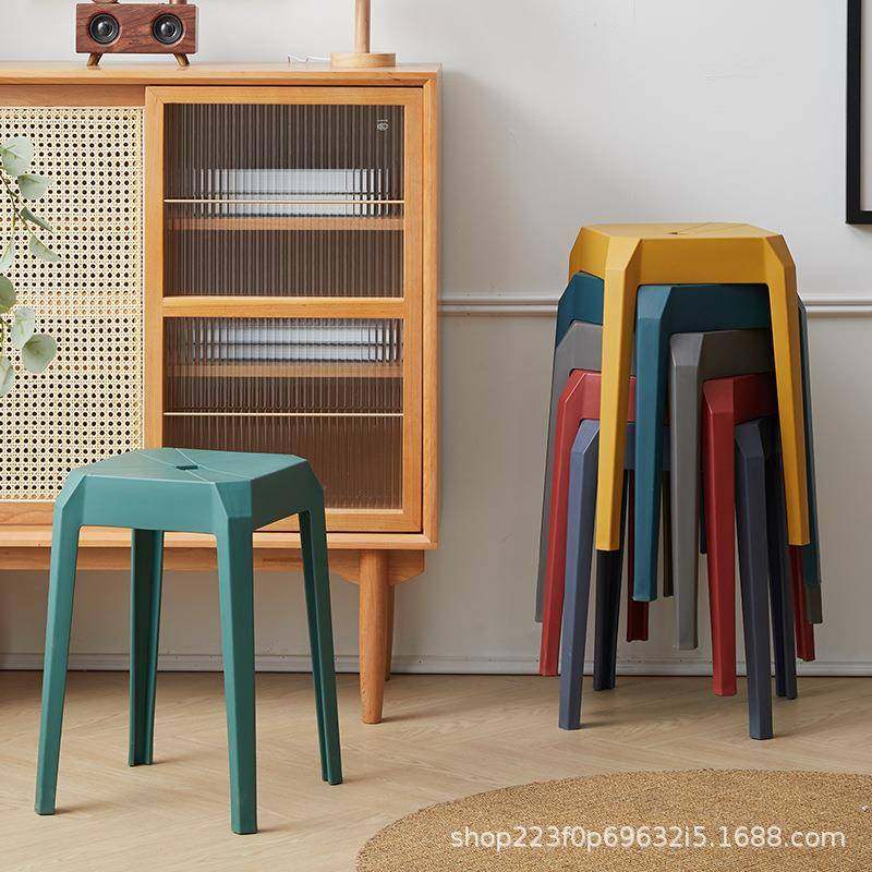 塑料凳子加厚成人家用客厅餐桌高板凳现代简约北欧创意方凳餐厅椅,鲜花速递/花卉仿真/绿植园艺,割草机/草坪机,淘宝优惠券,粉丝福利购,淘宝优惠卷