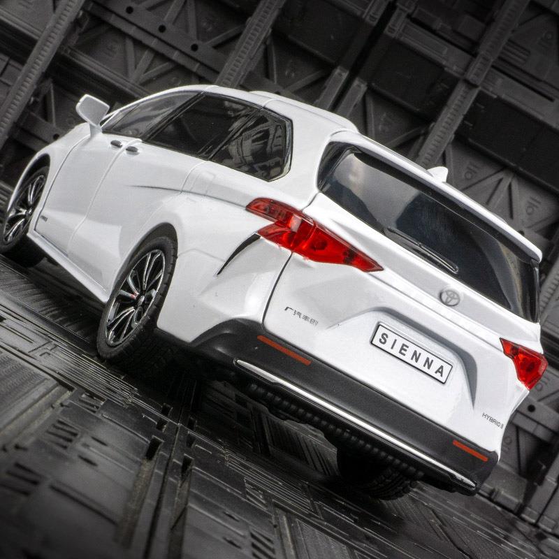 智冠天下H08111仿真SIENNA赛哪合金汽车模型MPV商务车模男孩玩具