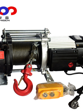 cd-k型220V 电动提升机 500KG小型卷扬机可遥控钢丝绳收卷100米