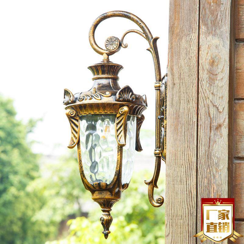 车库仓库楼道过道大门入户灯地下室玄关外墙感应欧式户外防水壁灯