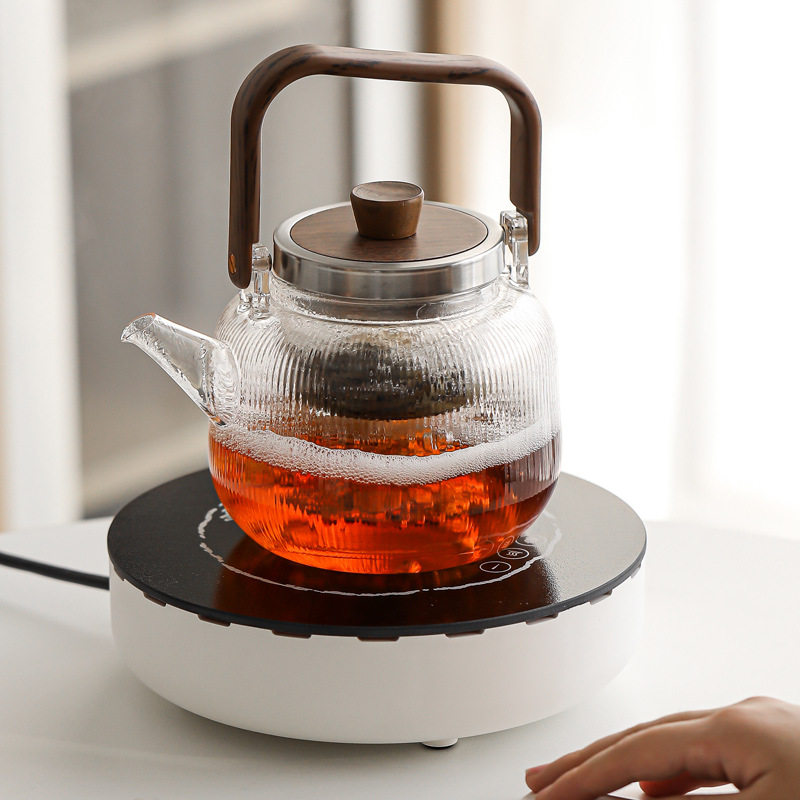 电陶炉煮茶器套装家用泡茶办公室小型煮茶壶玻璃烧水茶壶蒸煮茶器