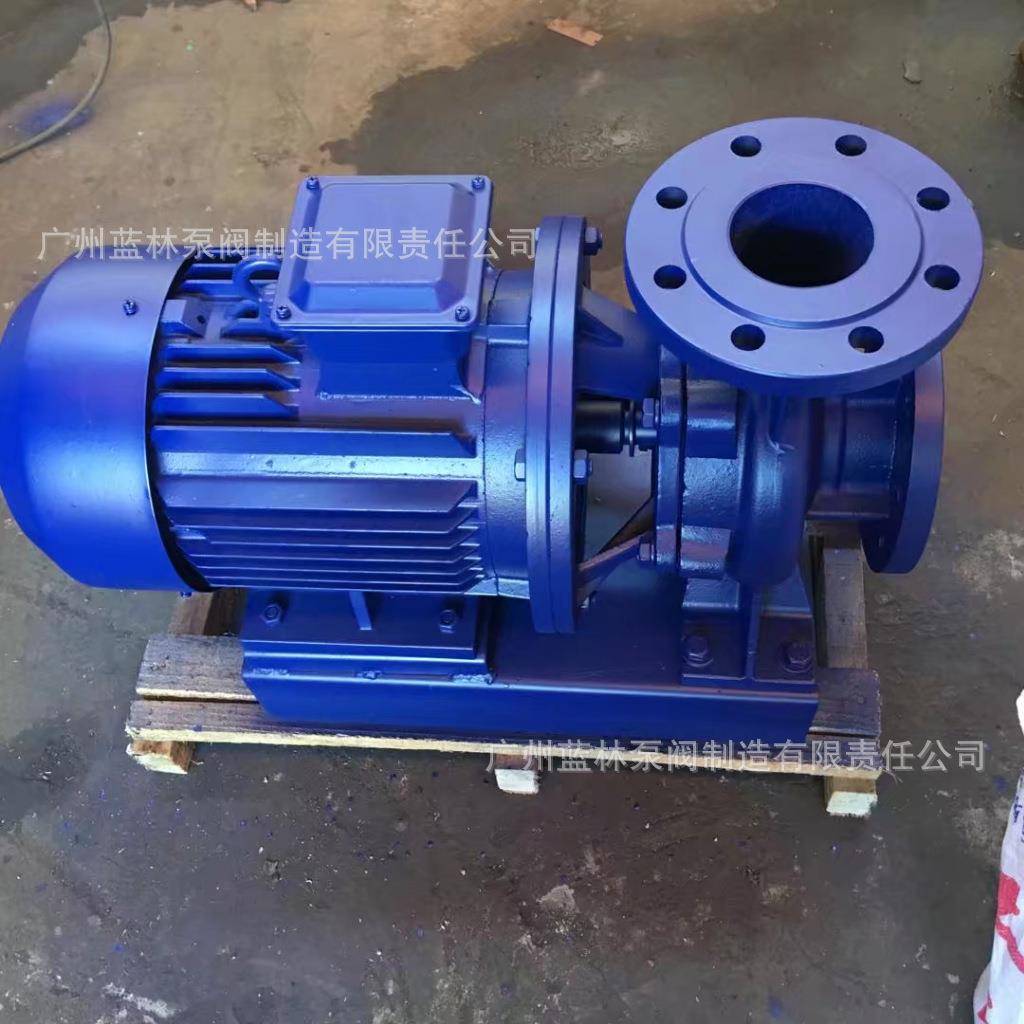 管道泵离心泵IRW50-250C卧式暖气热水循环泵2寸三相管道泵