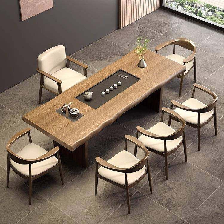 实木茶桌茶盘一体嵌入泡茶桌椅组合新中式家用办公接待大板茶台桌,婴童用品,其它婴童用品,淘宝优惠券,粉丝福利购,淘宝优惠卷