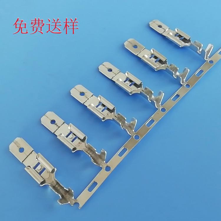 HYU6.3/250直背直插公母一体直插直背插簧端子肩背直插