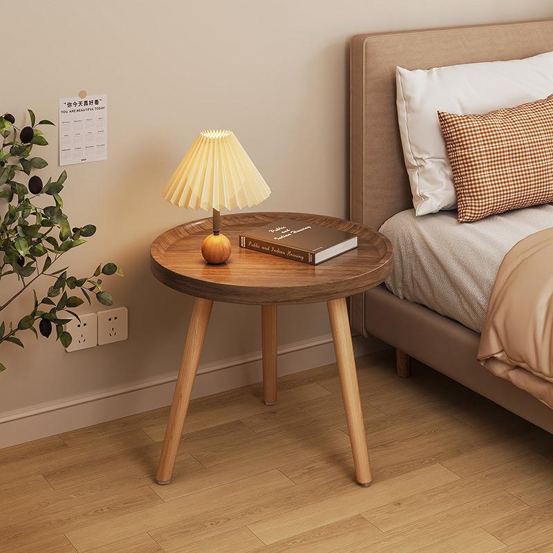 床头柜简约现代家用卧室小茶几轻奢高级感主卧小边几创意床头桌子