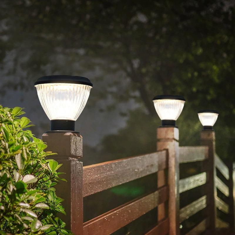 太阳能柱头灯户外灯庭院灯户外防水柱子灯别墅围墙门柱大门装饰灯