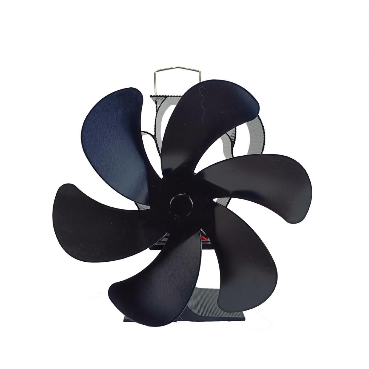 LT424火焰款小工字6叶165自启热动力壁炉风扇