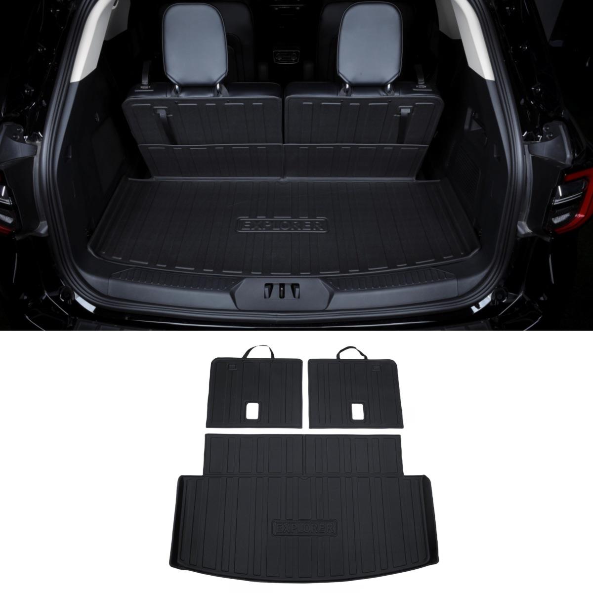 适用2020-2023福特探险者后备箱垫汽车内饰防护垫探险者TPE尾箱垫