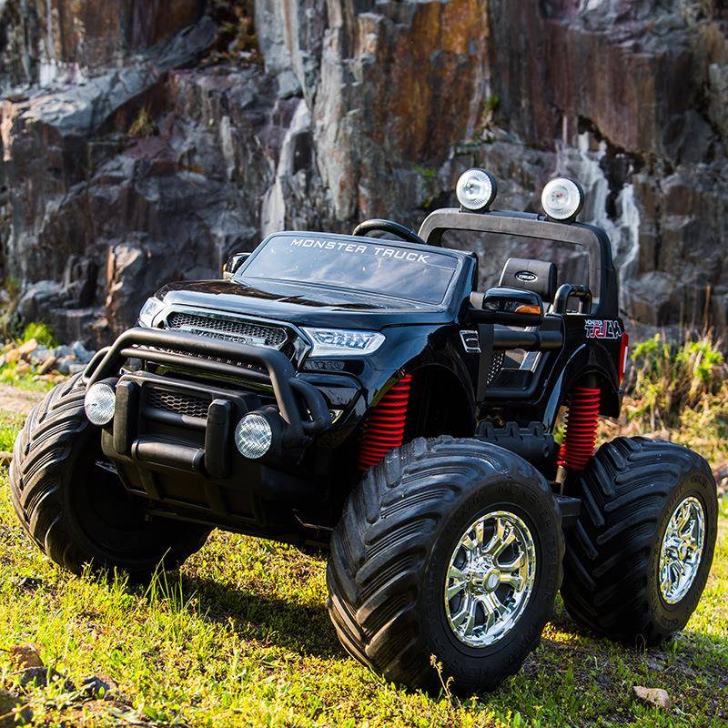 儿童越野超大号福特四轮遥控四驱遥控电动汽车宝宝小孩童车可坐人