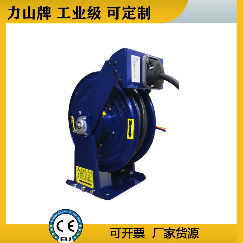 电力电缆卷筒自动伸缩电线盘排管器电源线自动收线器网线卷盘