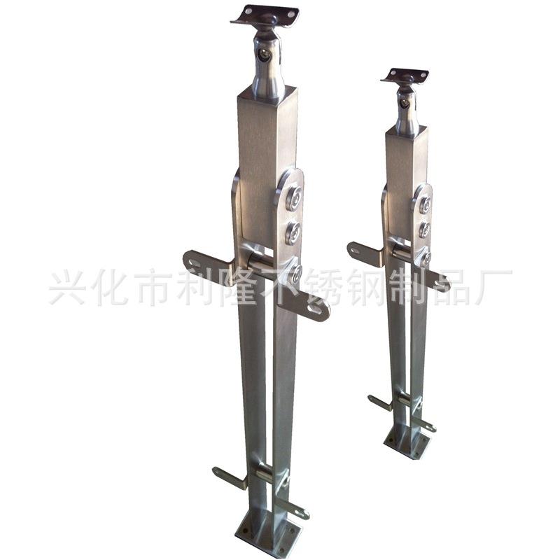 生产新款不锈钢楼梯栏杆立柱护栏立柱家用阳台用柱