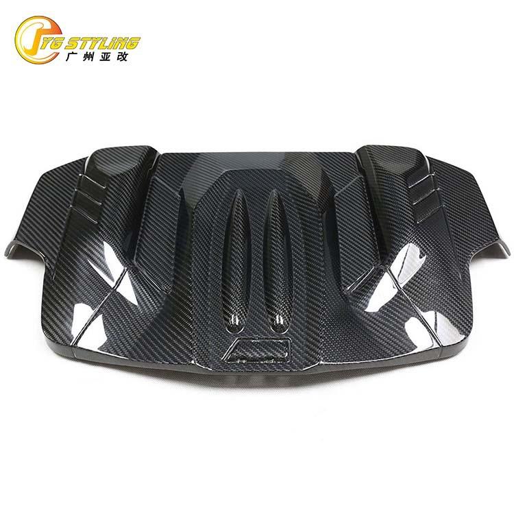 爆款热销适用宝马F10M5/F06/F12/F13M6改装干式碳纤维发动机盖板