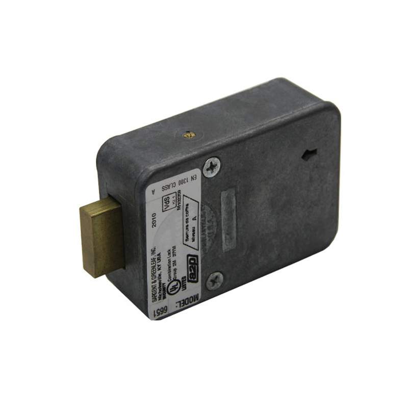 原装进口S&G6651黑色ATM机械密码锁金库门锁保险柜密码锁