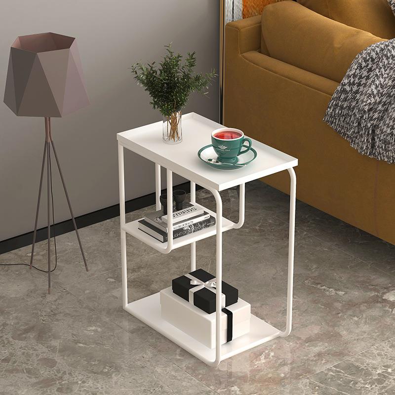边几置物架沙发侧边柜角几小户型客厅茶几铁艺简约桌子床头小方桌