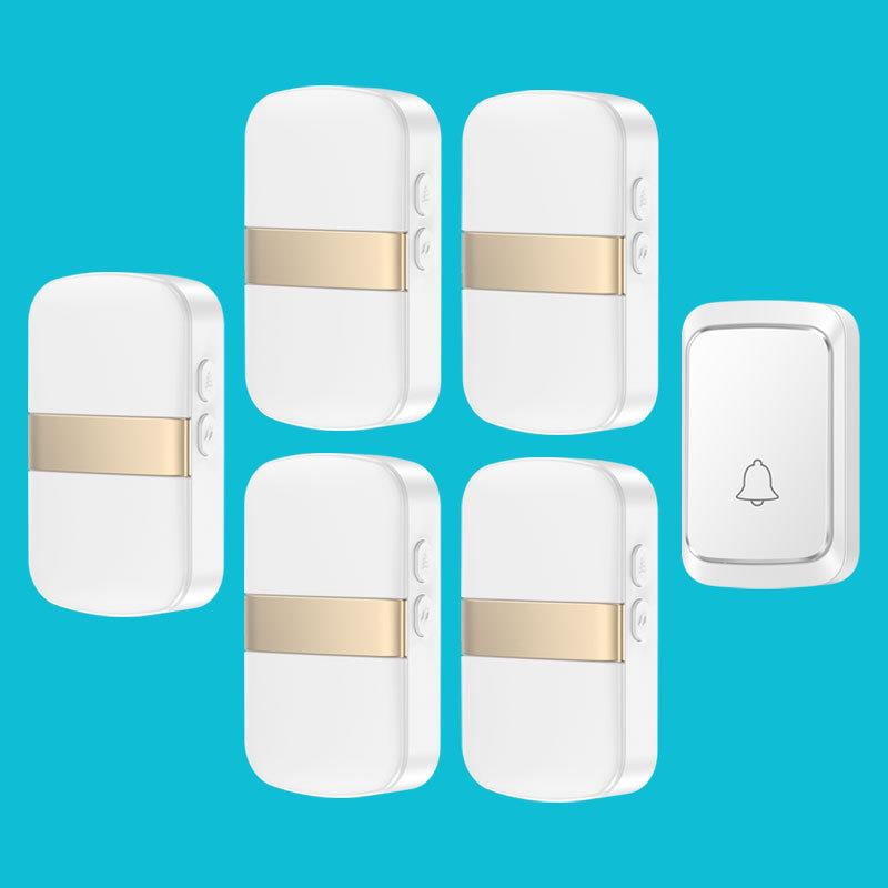 门铃无线家用用电池款直流电全用电池不插电的无线门铃防水免插电