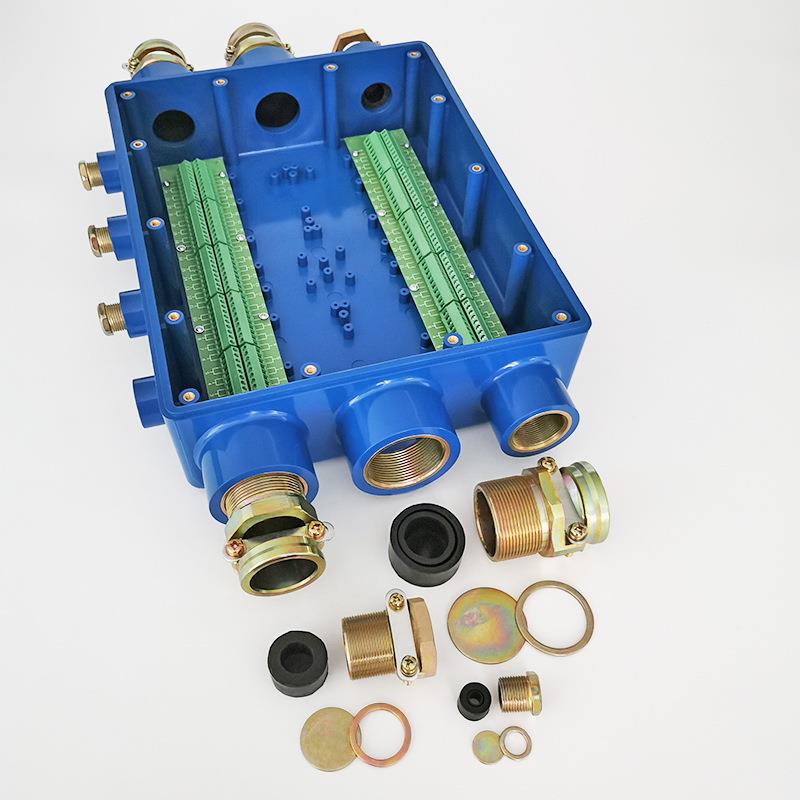 JHH-10(A)矿用本安接线盒JHH-10(C)100对矿用电话分线盒10通50对