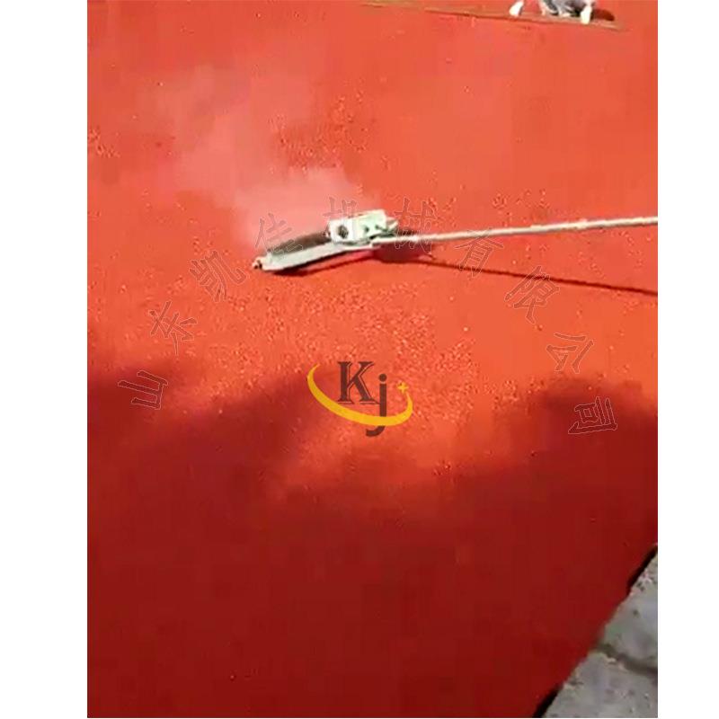 跑道摊铺电滚轴电热板橡胶颗粒跑道摊铺工具手拉式电动摊铺机
