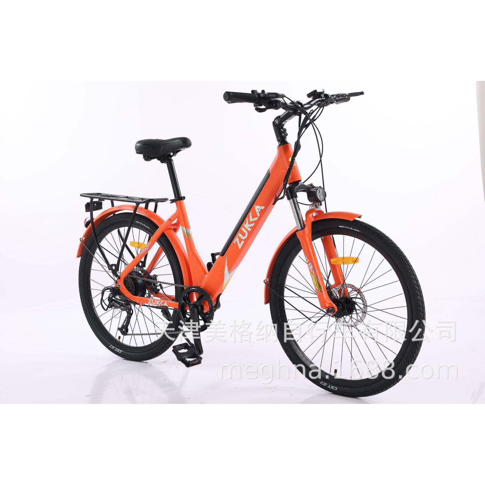 外贸出口26寸9速锂电助力自行车隐藏式电池锂电助力山地