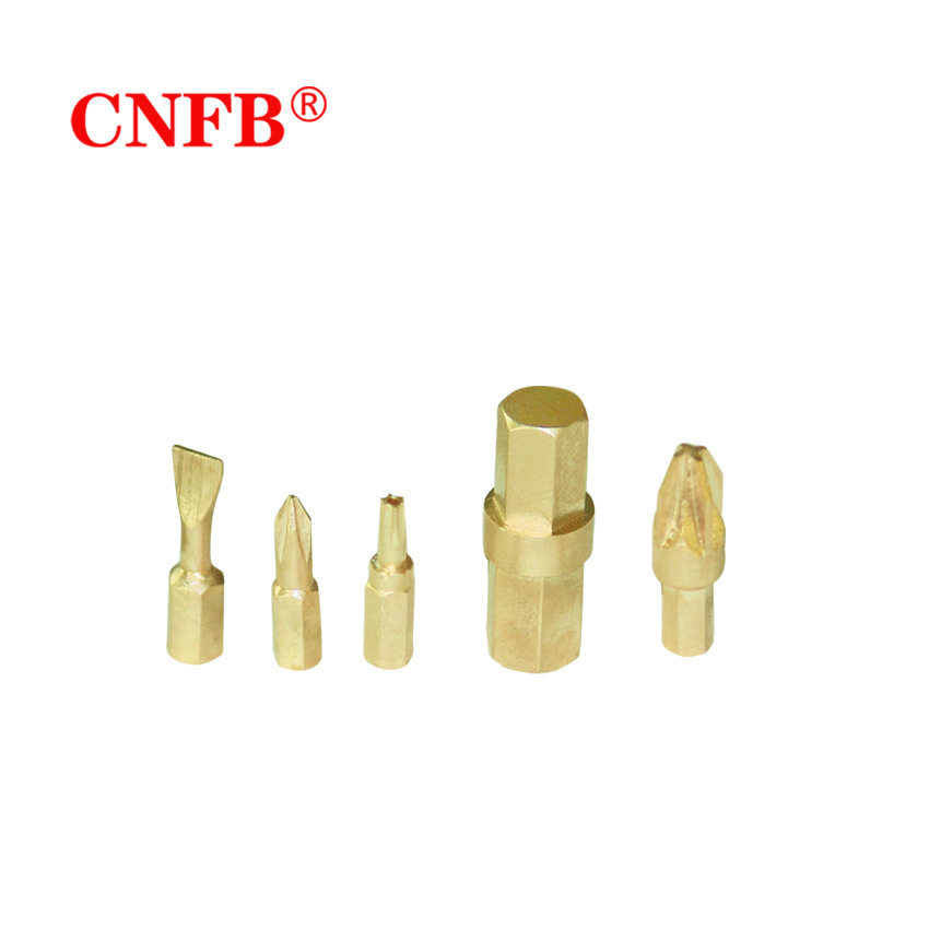 天津桥防CNFB安全防爆工具防爆一字螺丝刀头T264B