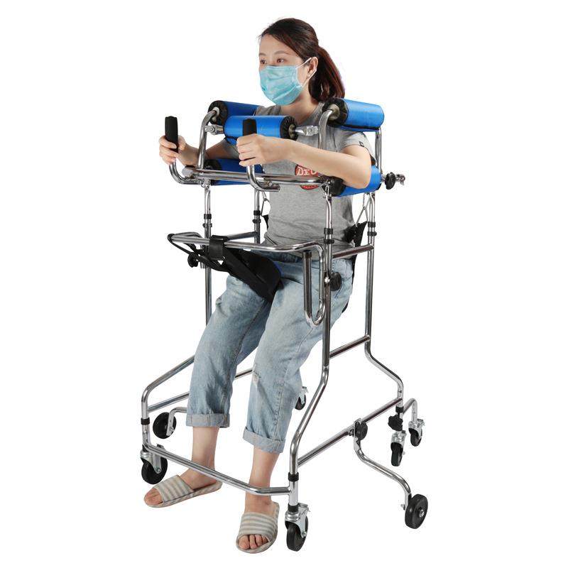 成人孕妇学步车站立助行器偏瘫残疾人走路辅助器下肢训练器康复架