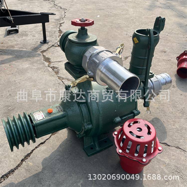 移动式排水泵气动抽水机8寸10寸12寸泵防汛应急排涝泵