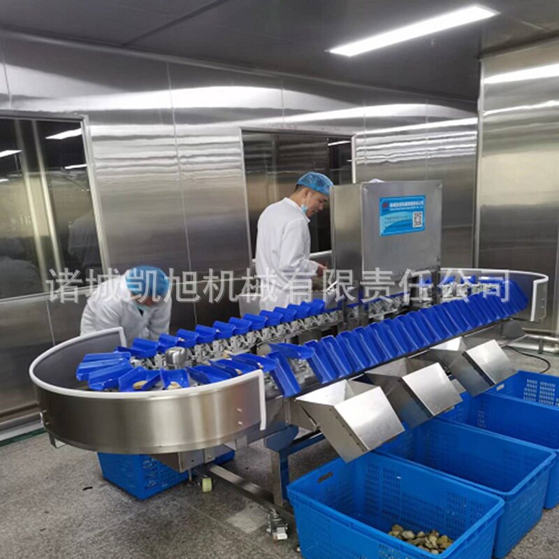 海蛎子海蜇头自动称重分选机海参分头机鲍鱼鲍鱼肉多级分拣设备