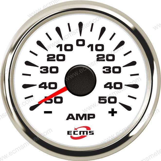 ECH防水螺纹安装车用船用工程机械设备指针电流表±50A