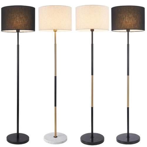 美式简约卧室落地灯创意酒店客房灯客厅沙发落地灯LED现代大厅灯