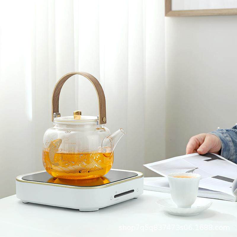戈米制定直销电陶炉迷你玻璃烧水煮茶炉电炉方形茶炉茶具
