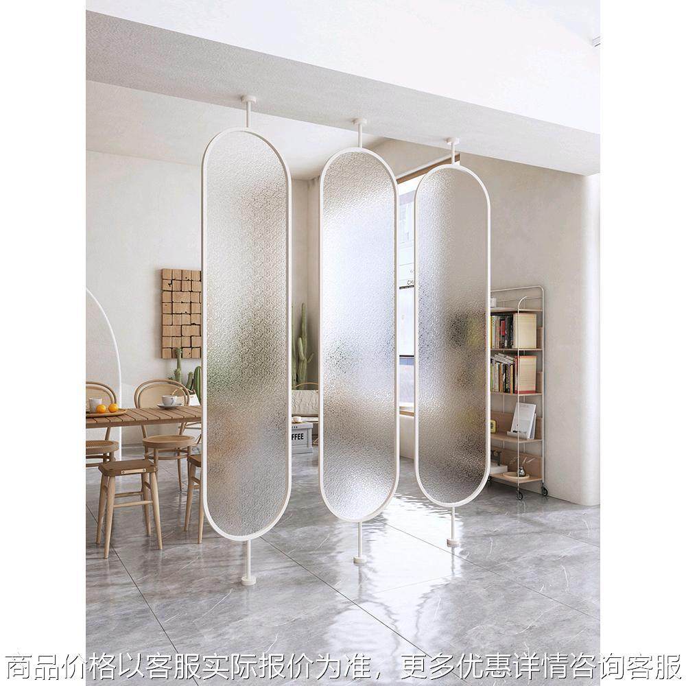 茗策北欧轻奢屏风隔断简约家用入户玄关钢化长虹玻璃客厅遮挡墙,基础建材,屏风,淘宝优惠券,粉丝福利购,淘宝优惠卷