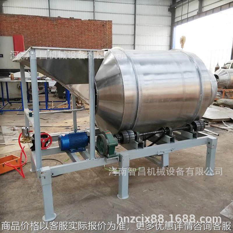 卧式固液混合搅拌机 不锈钢果肉清洗搅拌机 滚筒卤料肉类混合机,清洗/食品/商业设备,食品搅拌机,淘宝优惠券,粉丝福利购,淘宝优惠卷