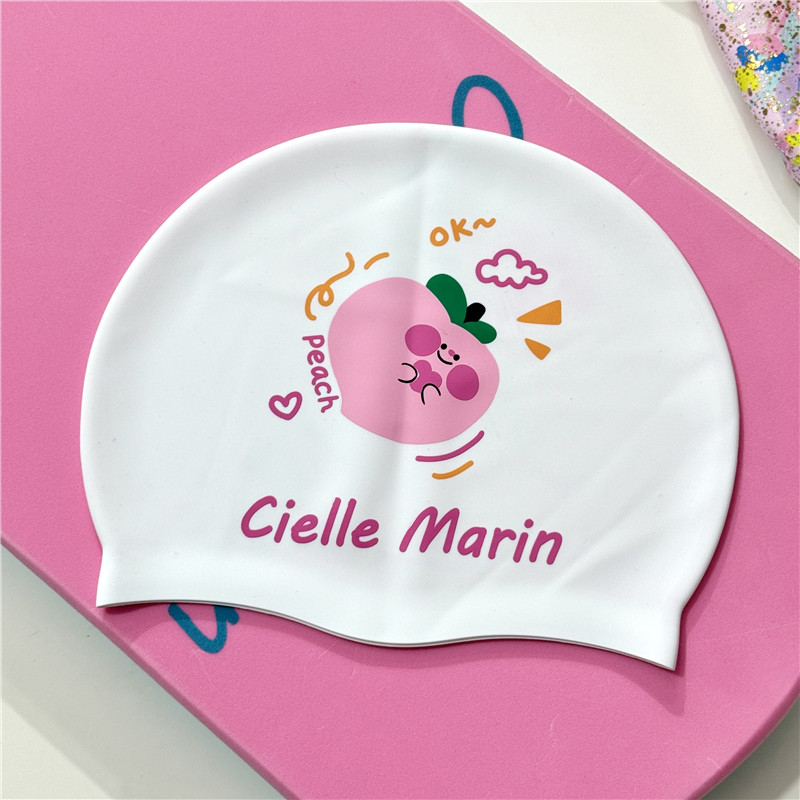 ciellemarin喜马林硅胶防水成人游泳帽大号护耳泳帽加大版泳帽