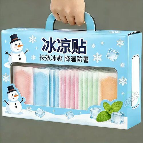 夏季清凉解暑冰贴降温醒神