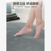 硅胶按摩垫浴室防滑垫吸盘后背搓背神器洗澡搓澡贴墙擦背搓脚地垫