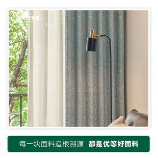 【白日梦想】设计师系列Rouran柔然客厅窗帘现代卧室遮光布帘定制