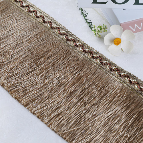 窗帘流须花边穗窗帘桌边装饰花边流苏配件辅料13公分龙须边