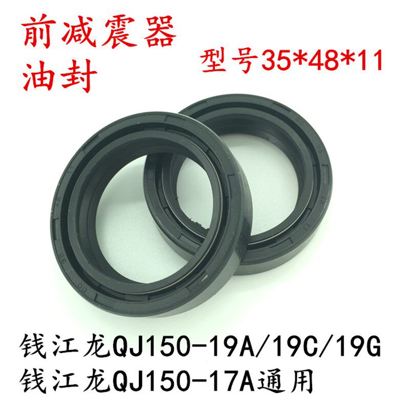 QJ龙150-19A/C蓝宝龙150摩托车倒置前减震器油封耐磨改装配件