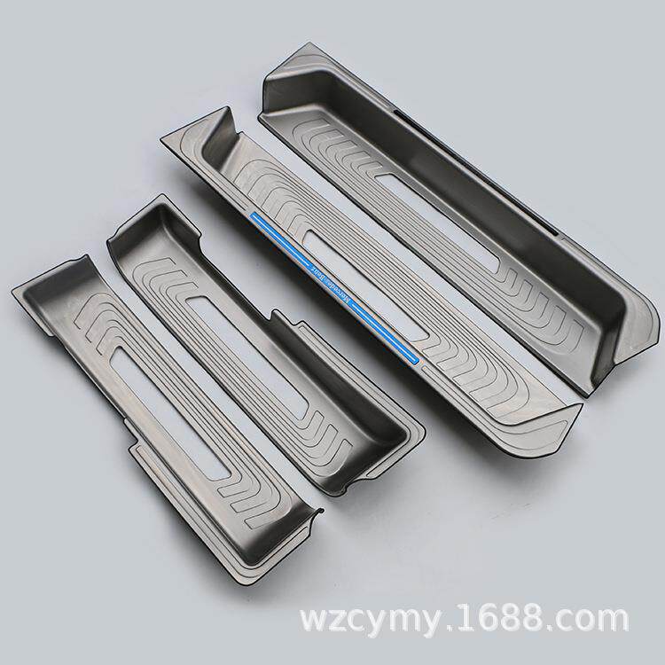 适用16-23款V260L新威霆门槛条改装件不锈钢迎宾踏板装饰条现货