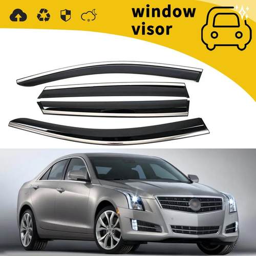 适用于14款凯迪拉克ATSATSL雨挡车门晴雨挡车窗雨眉挡雨板改装饰