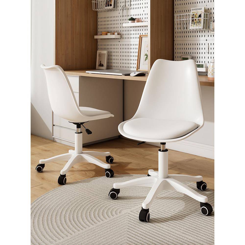 万向轮小凳子滑轮矮凳可旋转移动椅子家用靠背椅子出租房用电脑椅