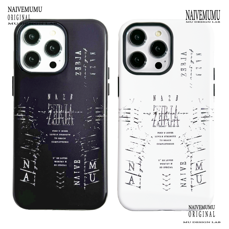 原创小众韩国进口菲林适用苹果17promax手机壳iphone16不会撞新款全包15艺术冷淡风潮牌二合一欧美式字码蝙蝠