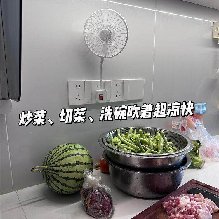 厨房浴室壁挂万向静音强力风扇