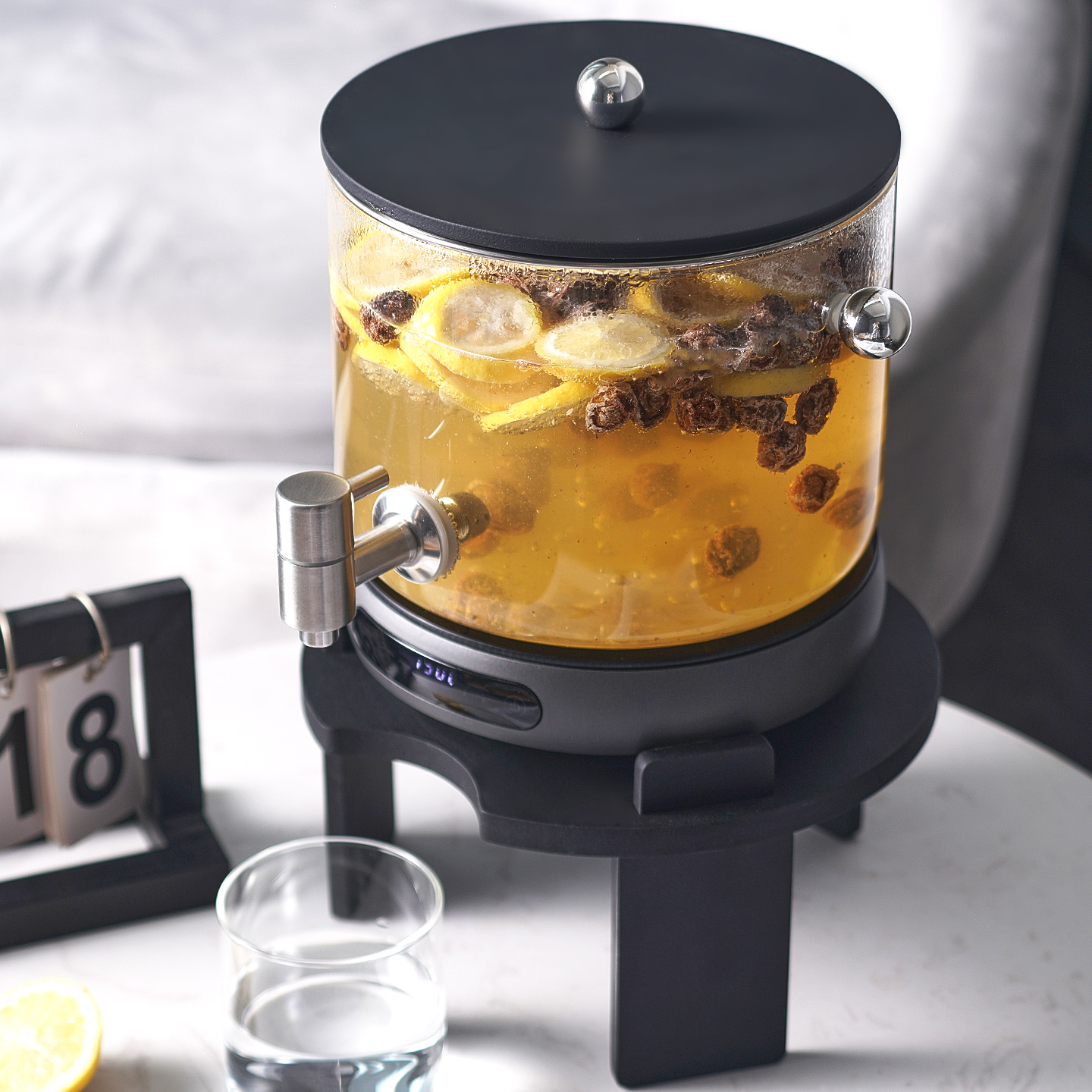 高硼硅玻璃可加热保温冷热烧水壶