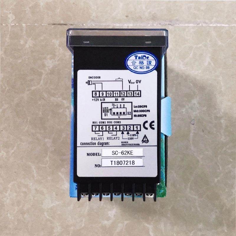 厂家直供台德计数器SC-62E开孔72*72带常开常闭电压输出