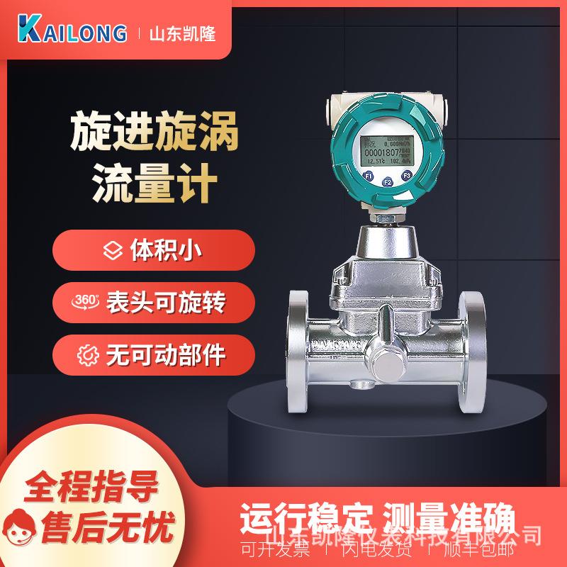 工厂仪器仪表智能旋进漩涡旋涡流量计天然气煤气流量压缩空气计量