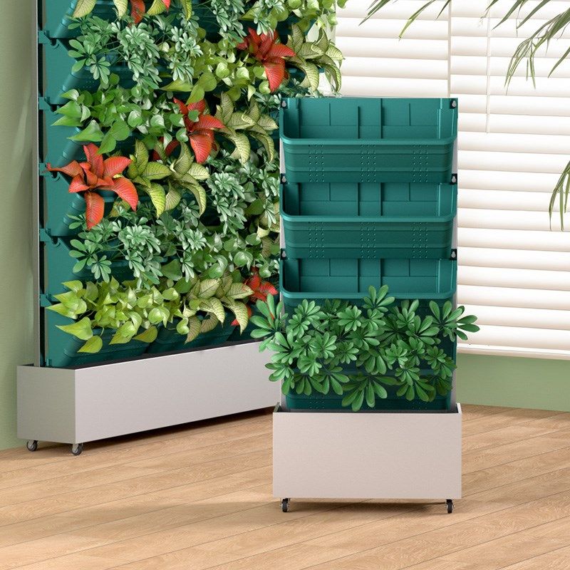 阳台花架2024新款种菜移动植物墙户外落地花盆架子多层蔬菜种植架