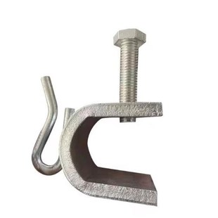 钢结构挂钩安全网挂钩下挂式高空绳网挂件安全绳固定夹子镀锌