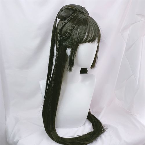 汉服假发女万用古装汉服假毛整顶假发古装造型古代假发女头套