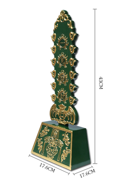 法器七爷八爷令牌大二爷伯黑白无常令牌法器黄檀木摆件